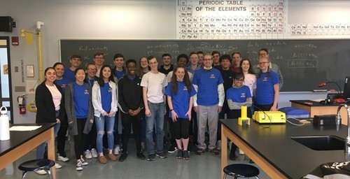 The WHS College Chemistry Class Visits SUNY Orange