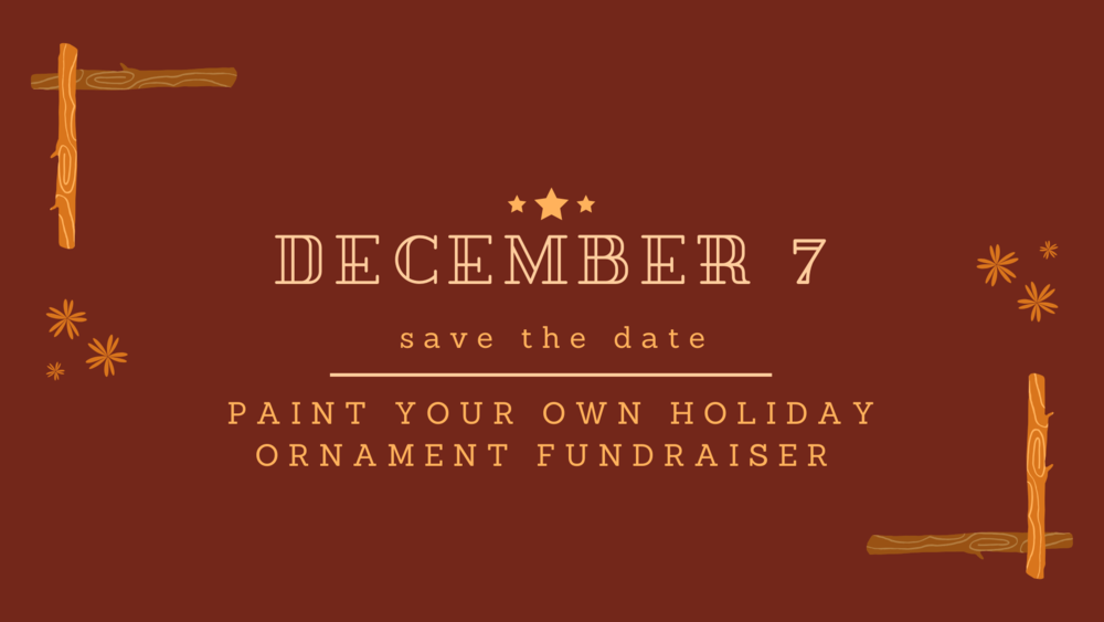 Paint Your Own Holiday Ornament Fundraiser